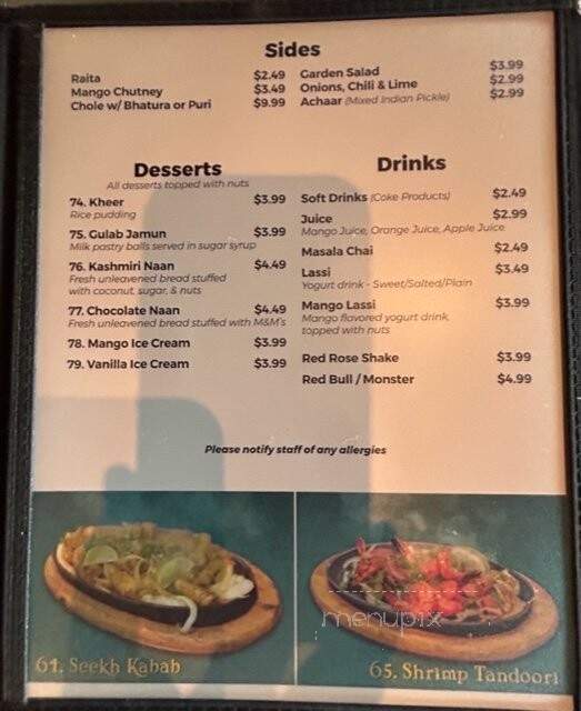 R R's Curry Express - Fort Smith, AR menu_pic