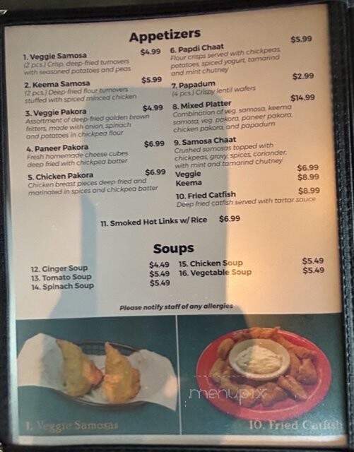 R R's Curry Express - Fort Smith, AR menu_pic