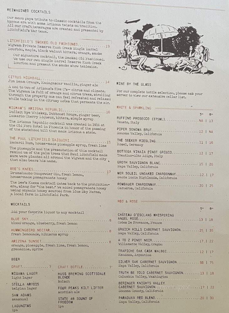 Litchfield's - Litchfield Park, AZ menu_pic