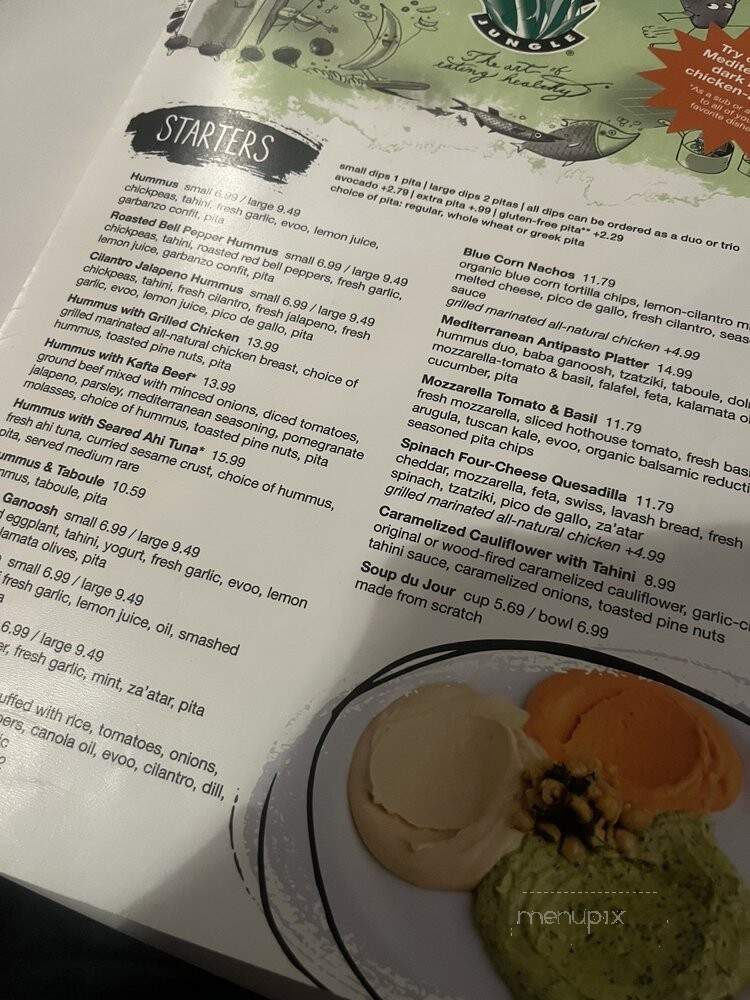 Pita Jungle Downtown - Phoenix, AZ menu_pic
