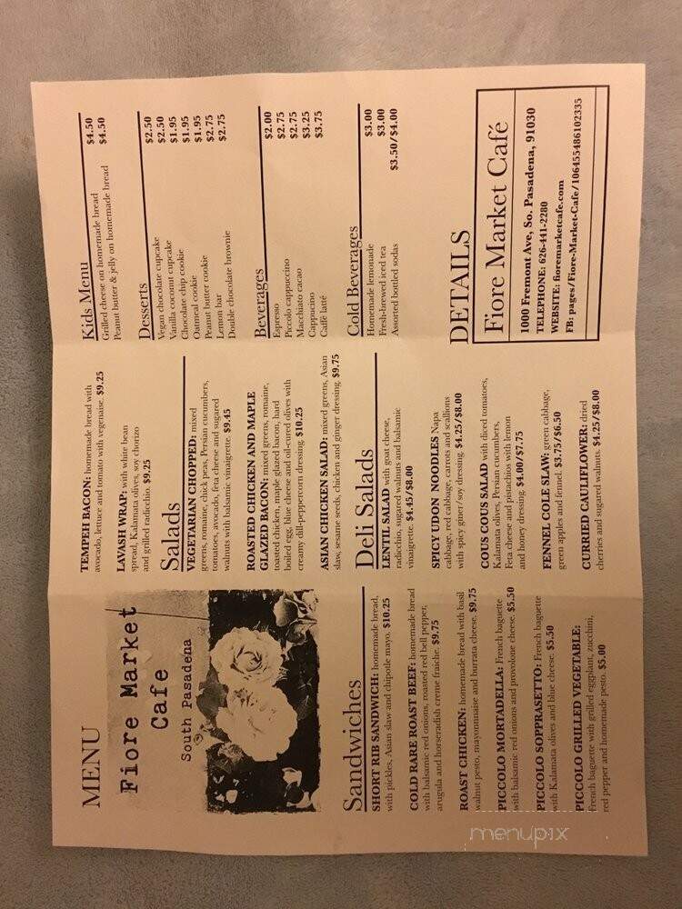 Fiore Market Cafe - South Pasadena, CA