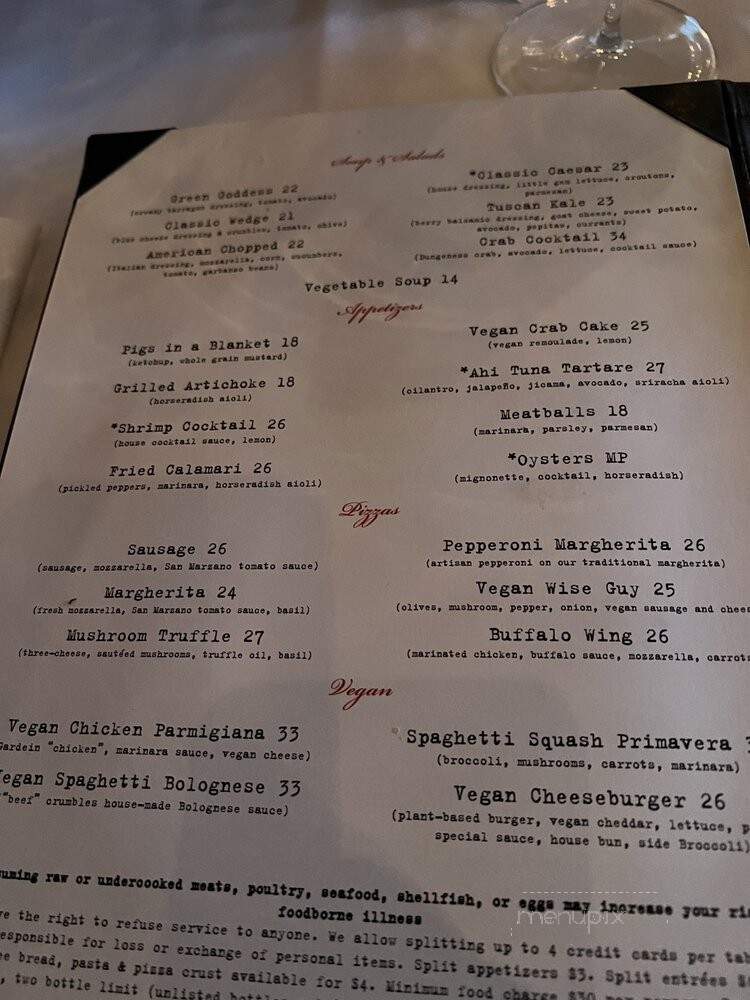Craig's - West Hollywood, CA menu_pic