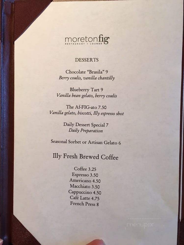 Moreton Fig - Los Angeles, CA menu_pic