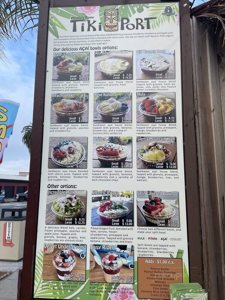 Tiki Port - San Diego, CA menu_pic