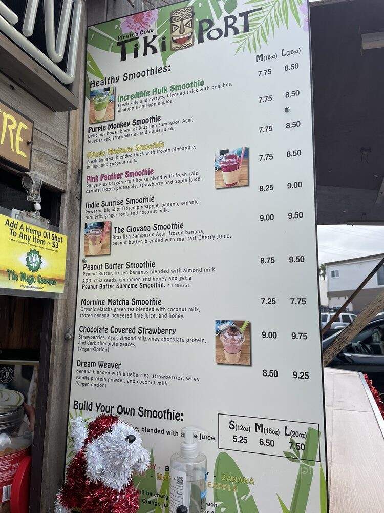 Tiki Port - San Diego, CA menu_pic