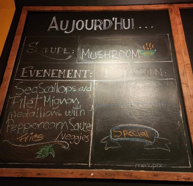 au Revoir - San Diego, CA menu_pic