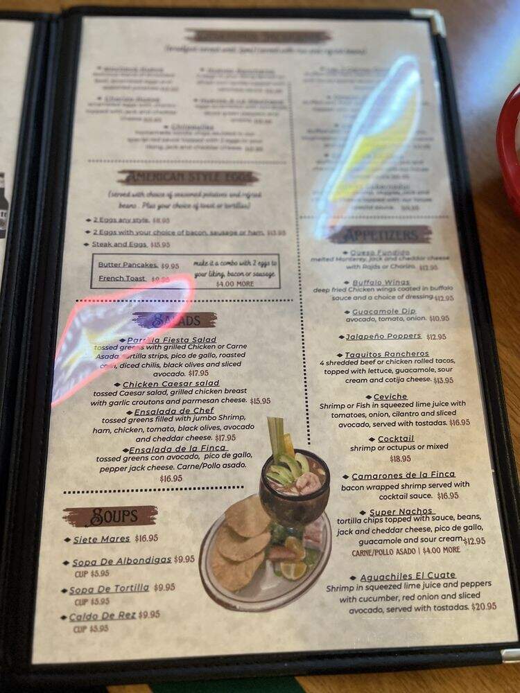La Casa Blanca Mexican Restaurant - La Mesa, CA menu_pic