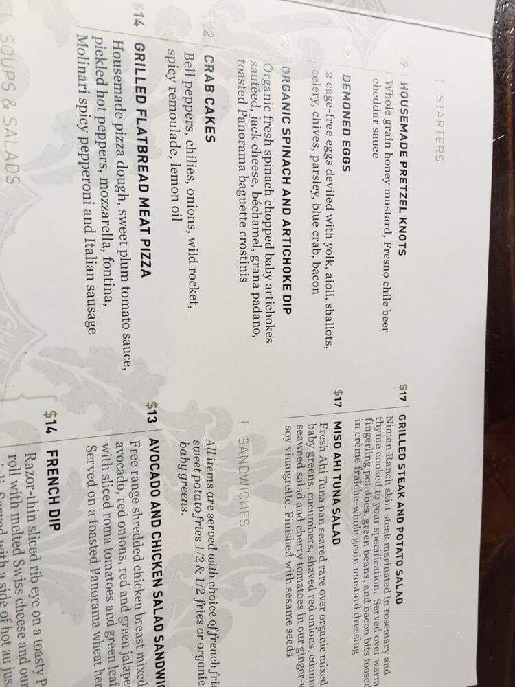 The Brixton - San Francisco, CA menu_pic