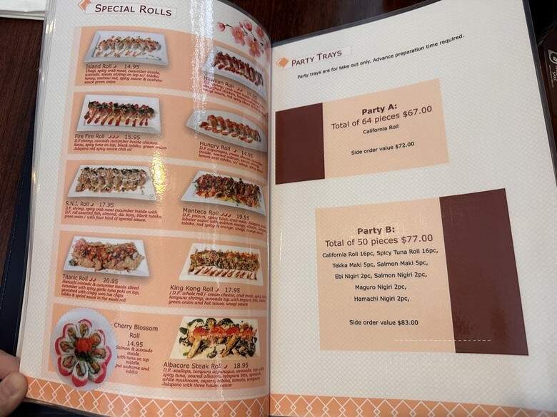Masumi Sushi - Ripon, CA menu_pic
