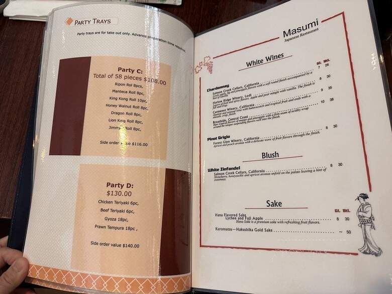 Masumi Sushi - Ripon, CA menu_pic