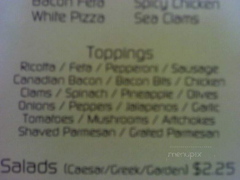 Slices - Denver, CO menu_pic