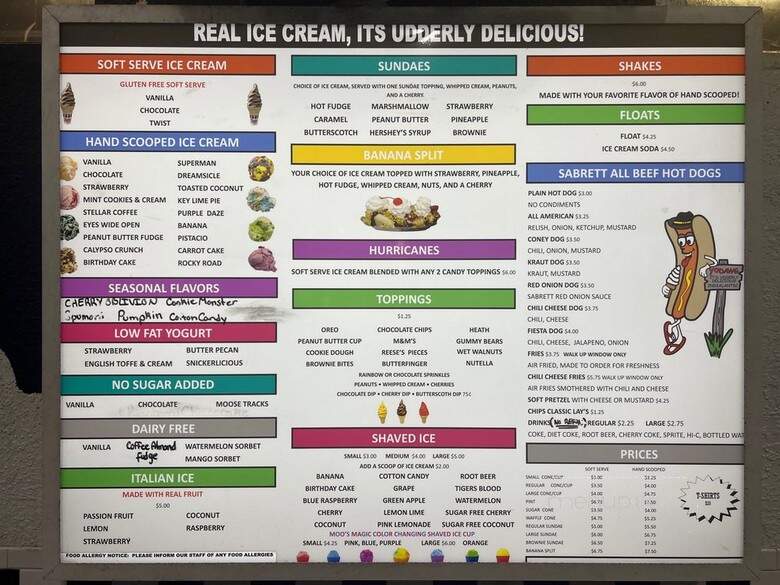 Evey's Soft Serve - Melbourne, FL menu_pic
