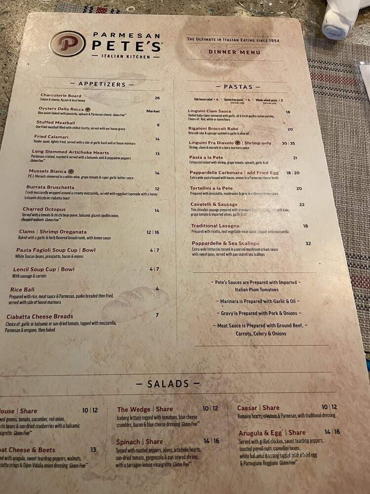 Parmesan Pete's - Bonita Springs, FL