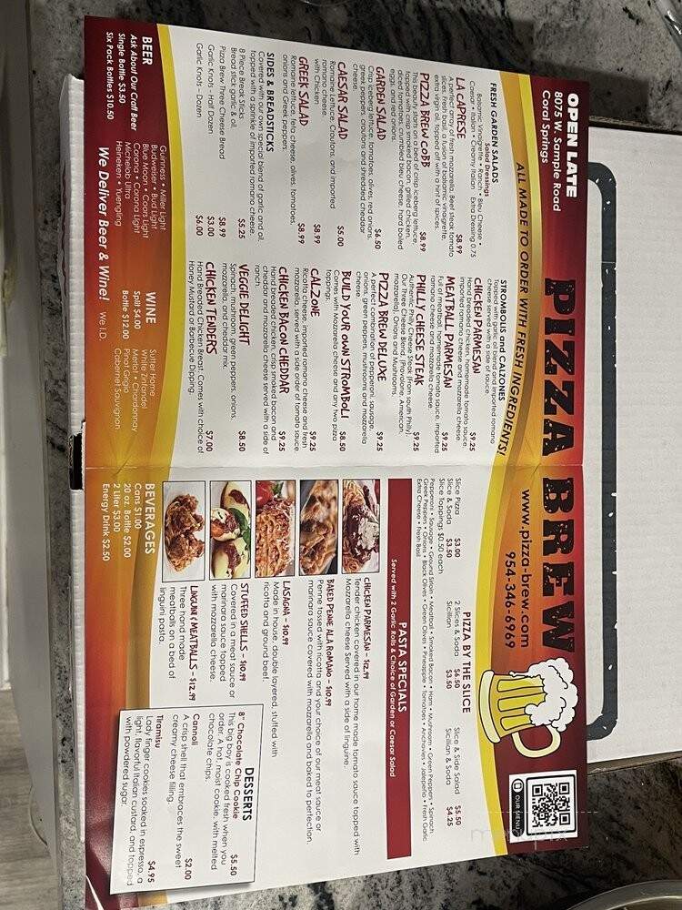 Pizza Brew - Coral Springs, FL menu_pic