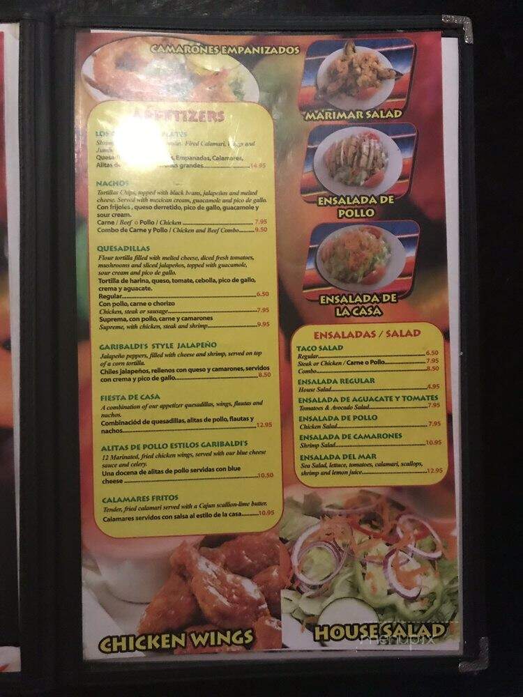 Garibaldi'S Sport Bar Grill - Tampa, FL menu_pic