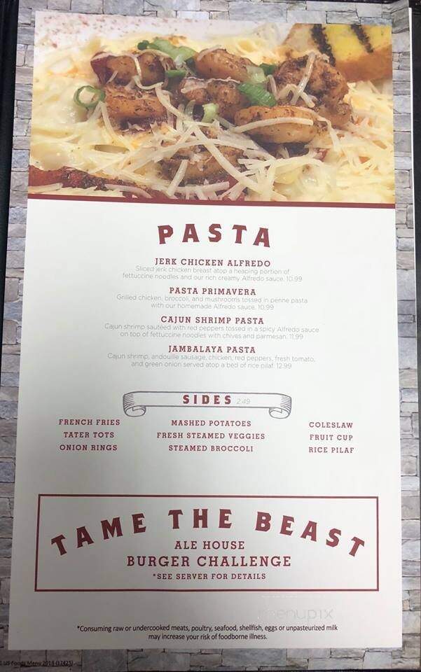 Castleberry ALE HOUSE - Cumming, GA menu_pic