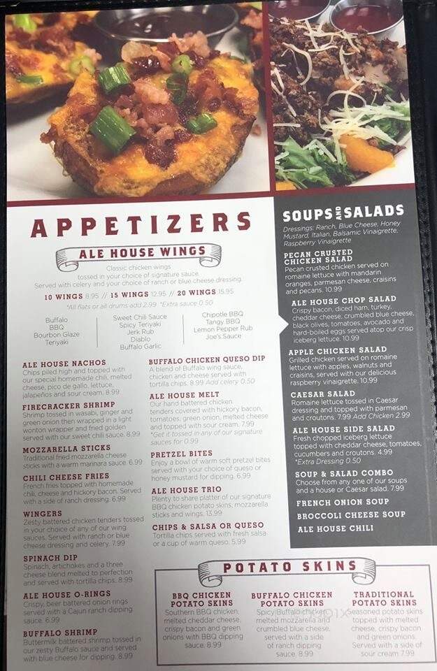 Castleberry ALE HOUSE - Cumming, GA menu_pic