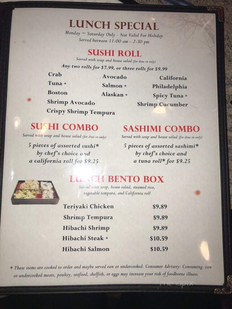 Toki - Martinez, GA menu_pic