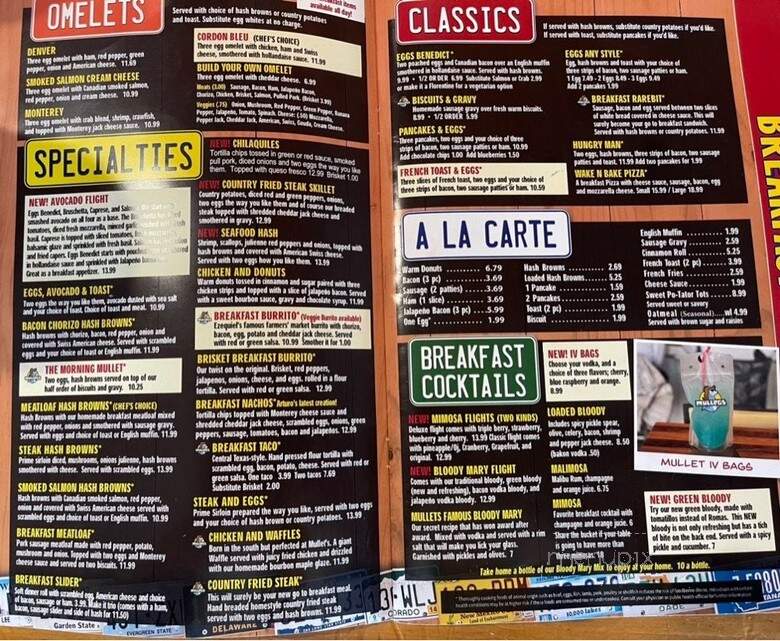 Mullet's - Des Moines, IA menu_pic