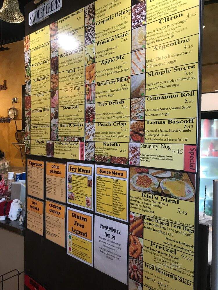 The Creperie - Boise, ID menu_pic