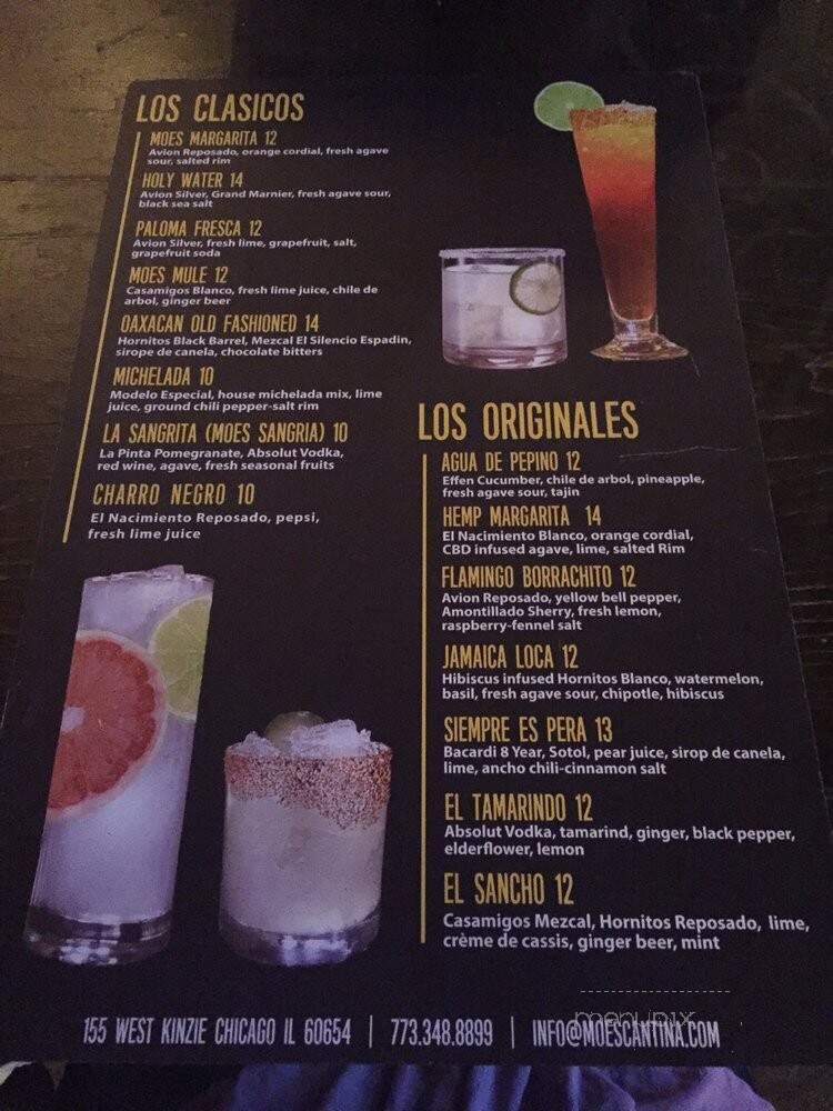 Moe's Cantina - Chicago, IL menu_pic
