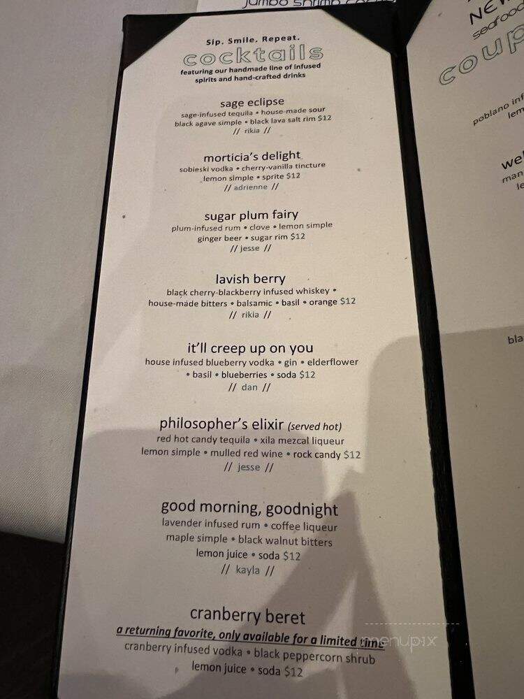 Newport Grill - Wichita, KS menu_pic