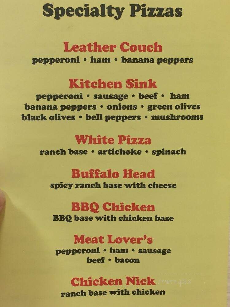 J Bella Pizzaria - Paducah, KY menu_pic