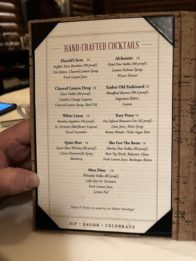 Ember Grille Wine Bar - Lake Charles, LA menu_pic