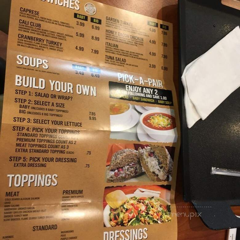 The Big Salad - Grosse Pointe Woods, MI menu_pic