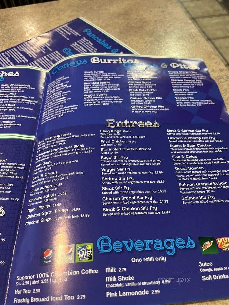 Markos Cozy Cafe - Hazel Park, MI menu_pic