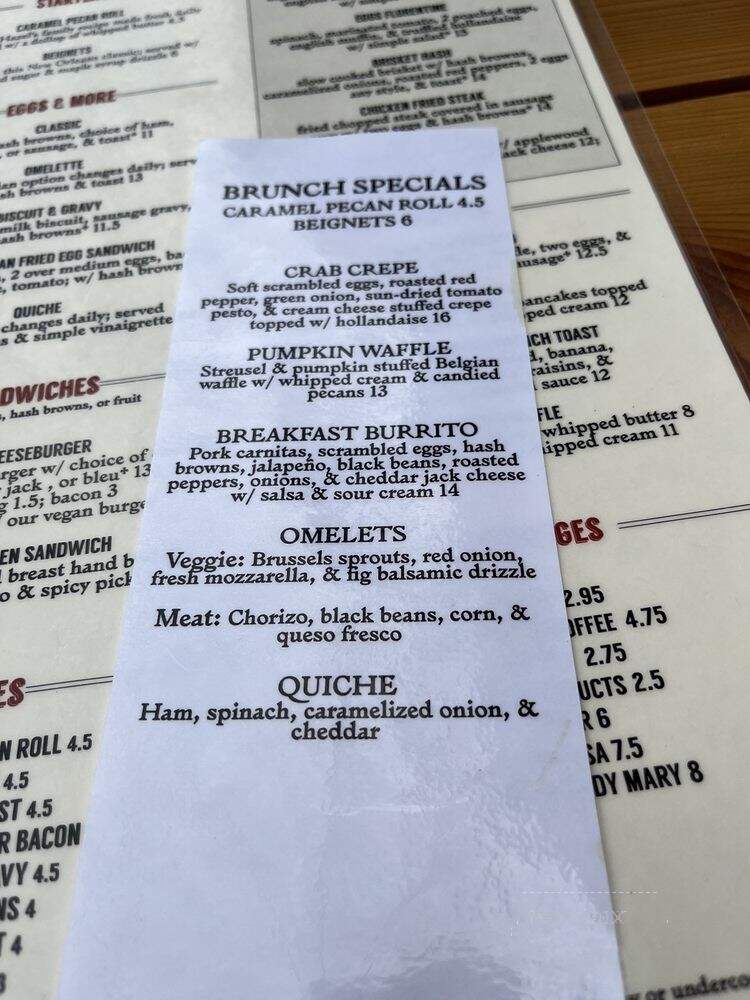 Hazel's Northeast - Minneapolis, MN menu_pic