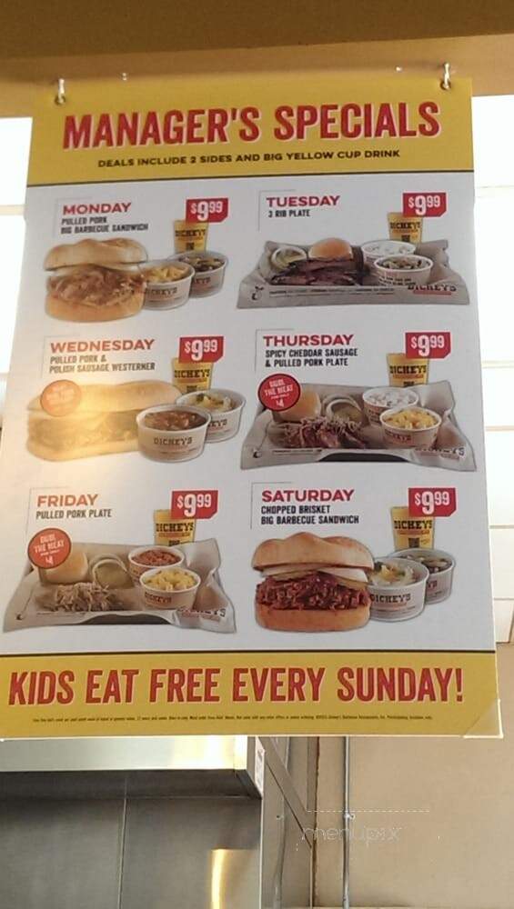 Dickey's Barbecue Pit - Eagan, MN menu_pic