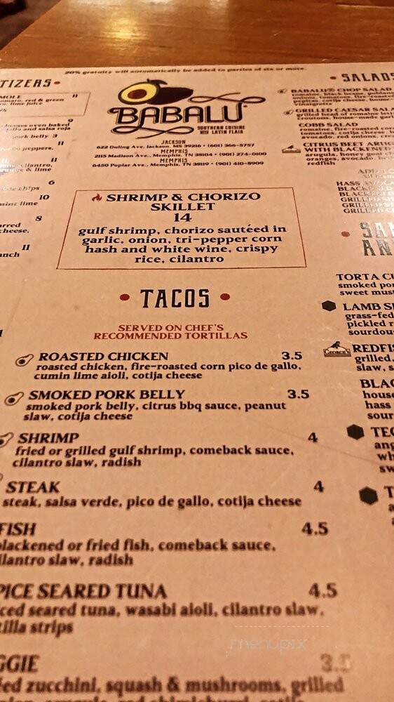 BABALU Tacos Tapas - Jackson, MS