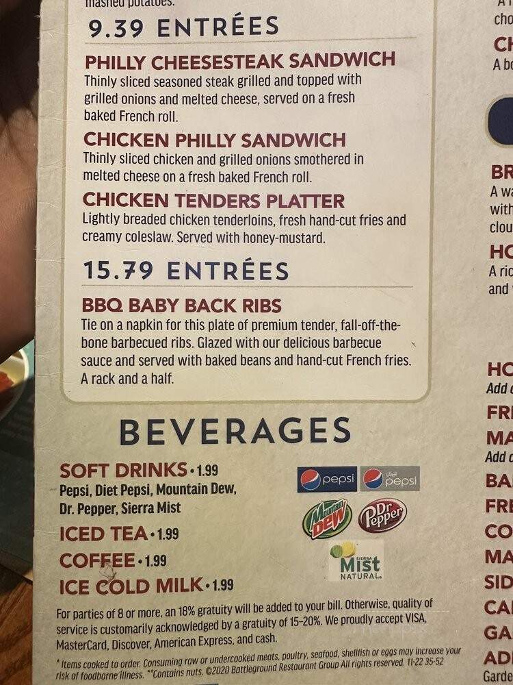 Kick Back Jack's - Greensboro, NC menu_pic