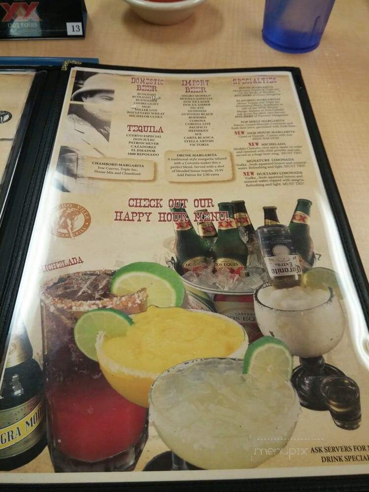 Pancho Villa - Lincoln, NE menu_pic