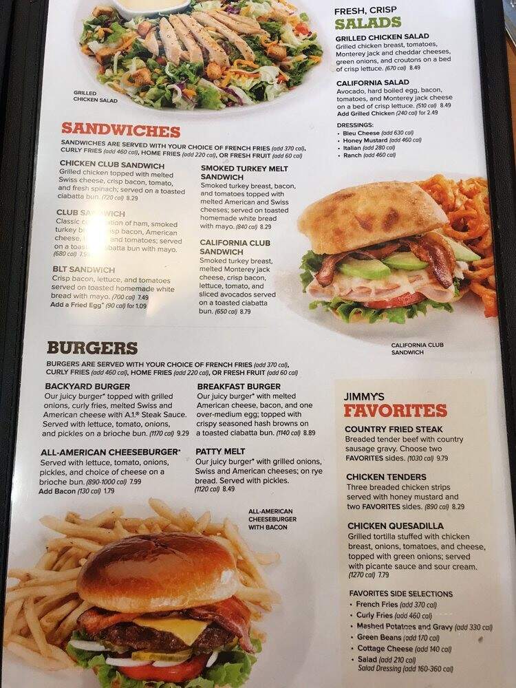 Jimmy's Egg - Omaha, NE menu_pic