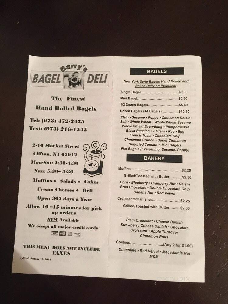 Barry's Bagels and Deli - Clifton, NJ