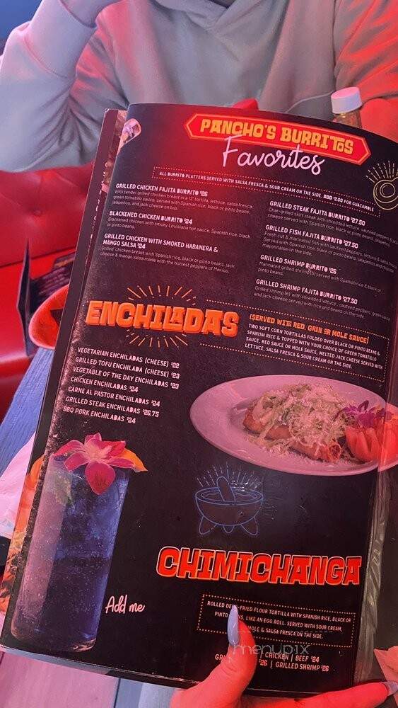 Panchos Burritos - New Milford, NJ menu_pic