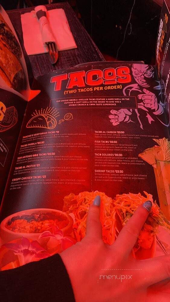 Panchos Burritos - New Milford, NJ menu_pic