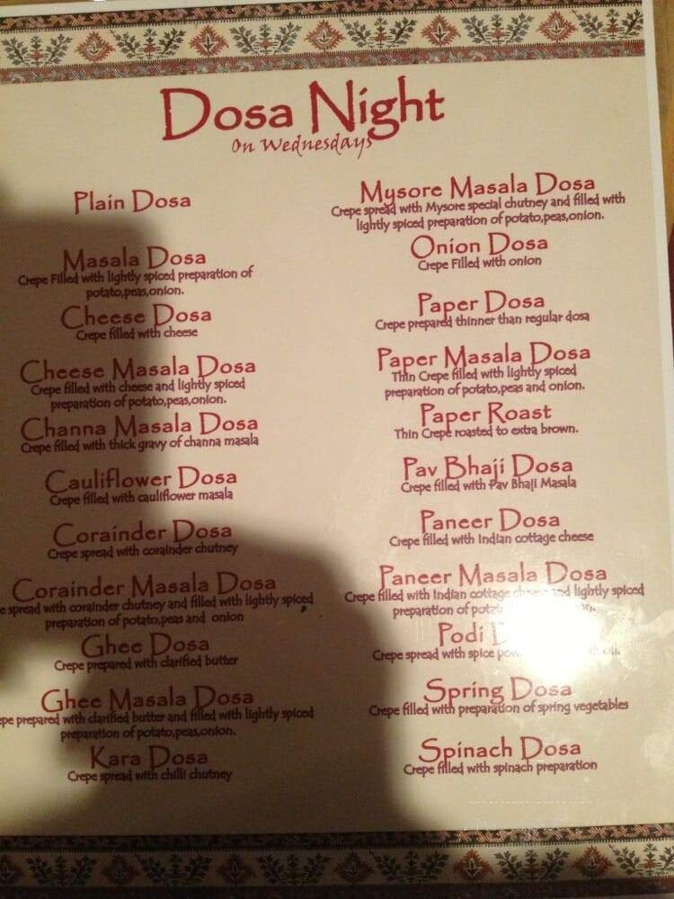 Myilai Masala - Mercerville, NJ menu_pic