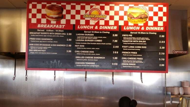 Laguna Burger at 66 Pit Stop - Albuquerque, NM menu_pic