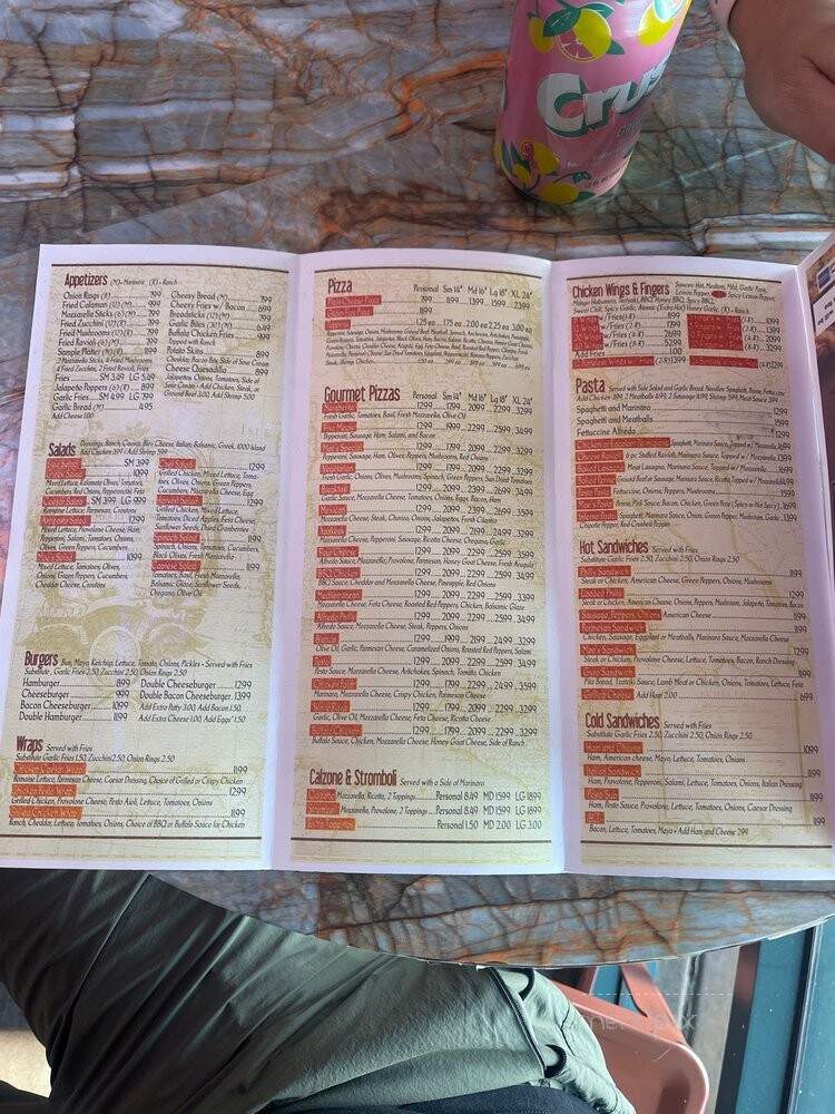 Fat Moe's Pizza Wings - Las Vegas, NV menu_pic