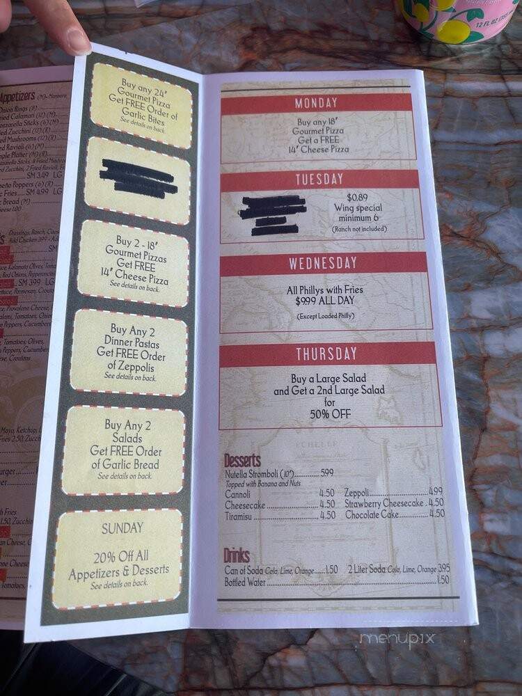 Fat Moe's Pizza Wings - Las Vegas, NV menu_pic