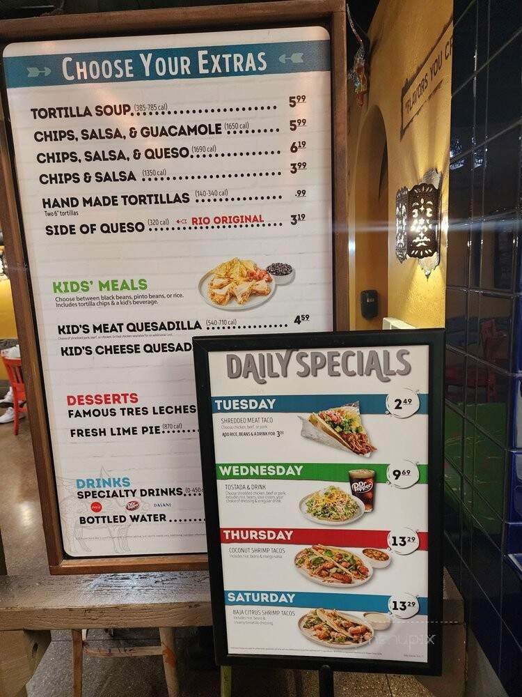 Cafe Rio - Las Vegas, NV menu_pic