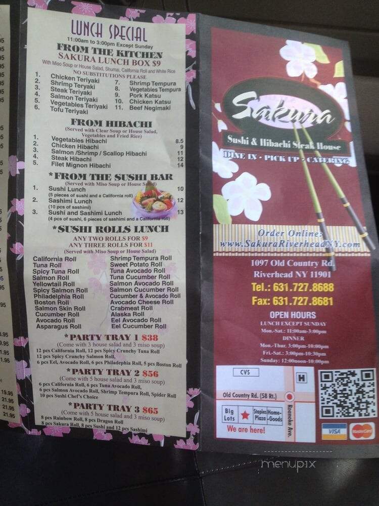 Sakura Sushi Hibachi - Riverhead, NY