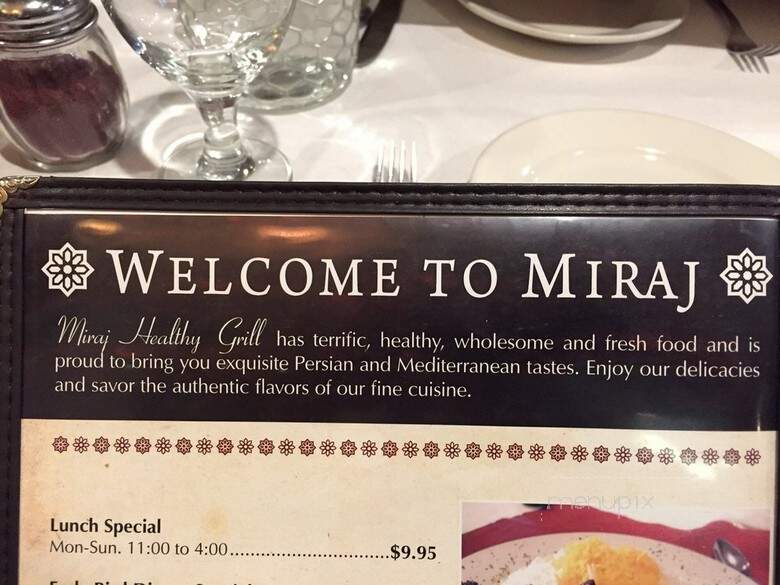 Miraj - Williston Park, NY menu_pic