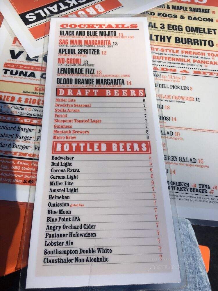 LT Burger - Sag Harbor, NY menu_pic