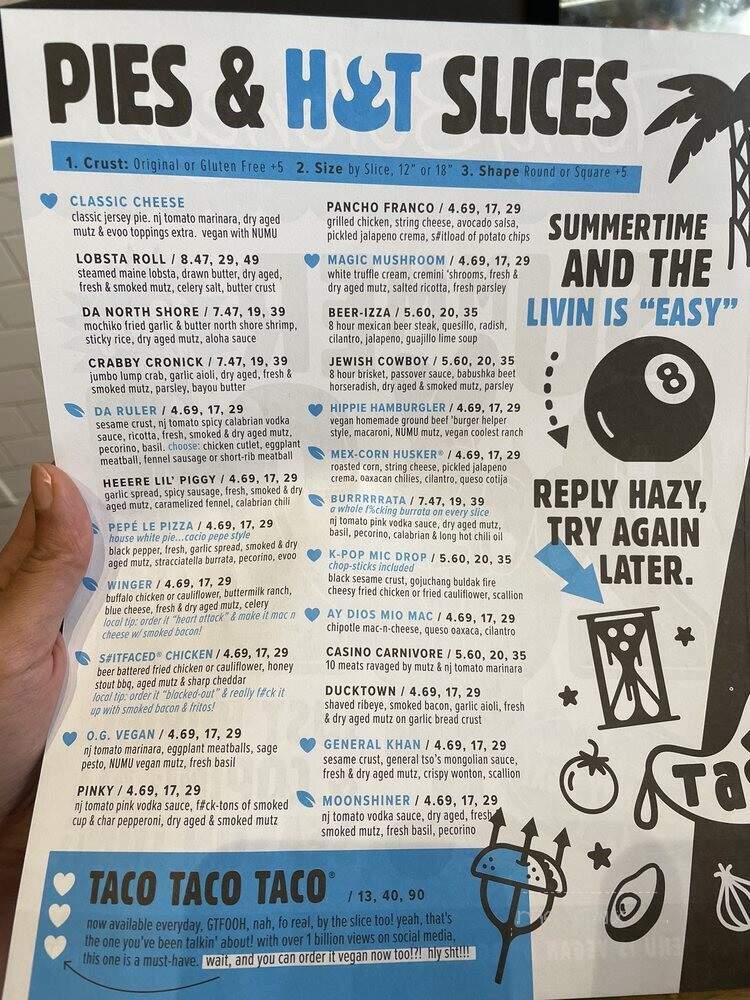 Tony Baloney's - Webster, NY menu_pic