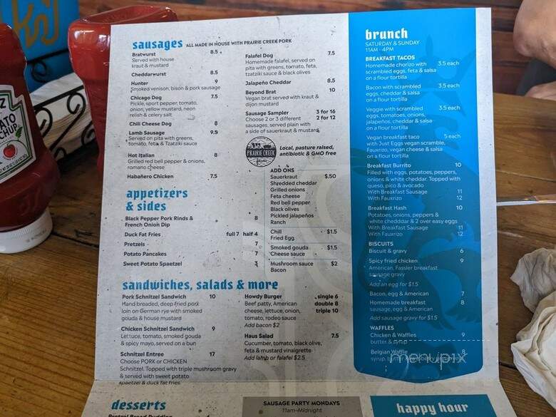 Fassler Hall - Tulsa, OK menu_pic