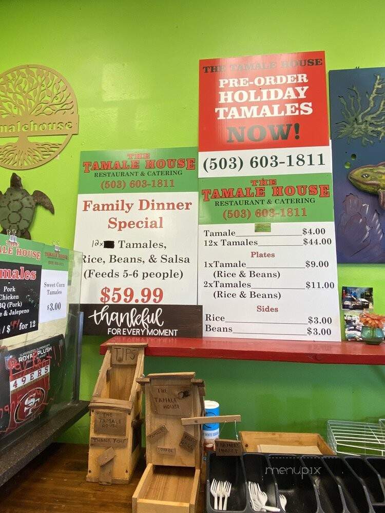 Tamale House - Tigard, OR menu_pic